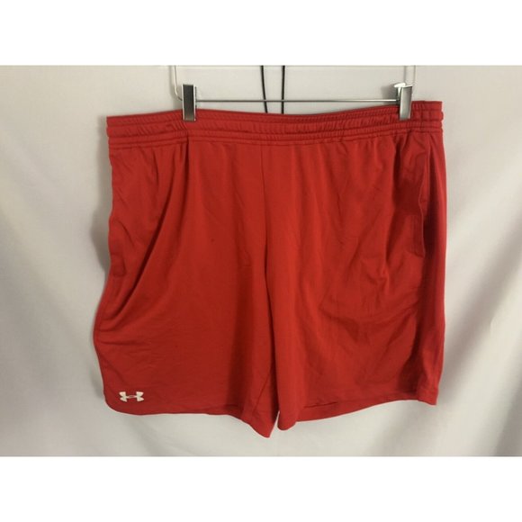 Under Armour Other - Under Armour Men’s Heatgear Fitted 2xl Red Basketball Shorts